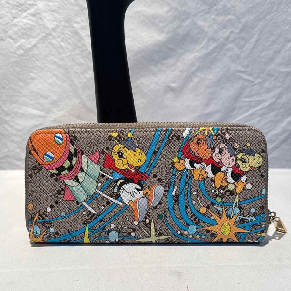 Colorful Cartoon Print Women's Wallet